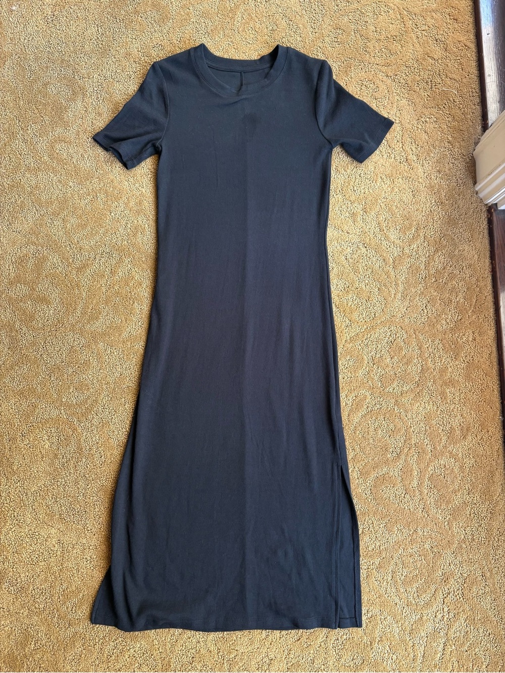 a new day Black Short-Sleeve Maxi Dress